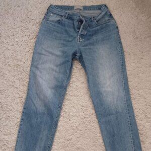 Everlane 90s Cheeky Jeans Women’s 32 High Rise Straight Leg Organic Cotton